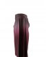 卒業式袴単品レンタル[刺繍]濃グレー×濃い赤紫ぼかしに桜刺繍[身長146-150cm]No.563